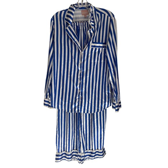 Show Me Your Mumu Classic PJ Set in Blue XSmall Womens Pants 2 piece Pajamas - Picture 4 of 13